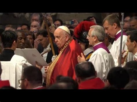 Papa Francesco Celebra La Messa Della Pentecoste Nella Basilica Di San