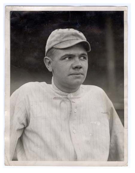 Babe Ruth Rookie Wire Photograph