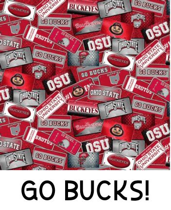 Brown Bag Mystery Borders For Osu License Plate Quilt Trends