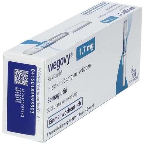 Wegovy Mg Flextouch Injektionslsg Fertigpen X Ml Mit Dem E Rezept