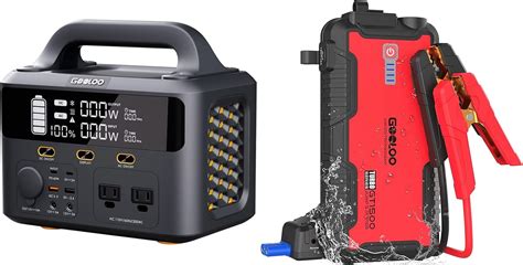 Amazon GOOLOO GT1500 Car Battery Jump Starter With GTX300 Power