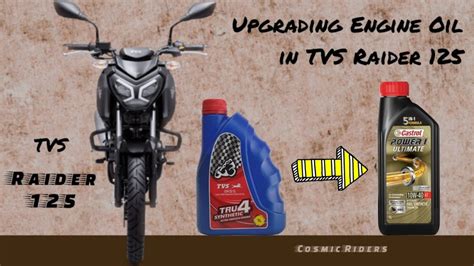 Diy How To Upgrade Engine Oil In Tvs Raider 125 Castrol Power 1 Ultimate Youtube