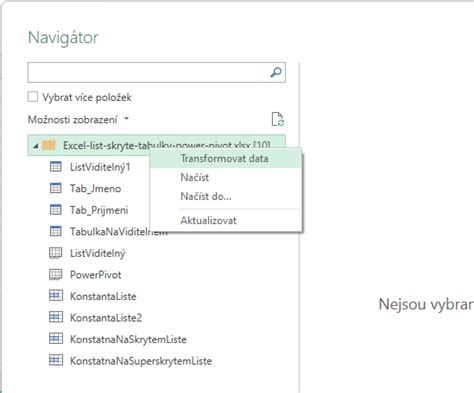 Jak Na Na Ten Dat Z Excelovsk Ho Se Itu Vyu It M M V Power Query
