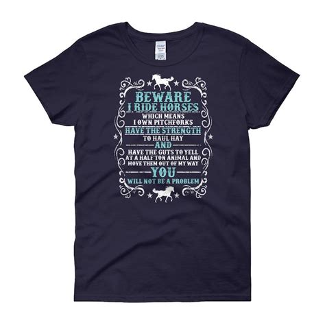 Funny Horse Shirt Women Men Horse Lover Gift Cute Horse - Etsy