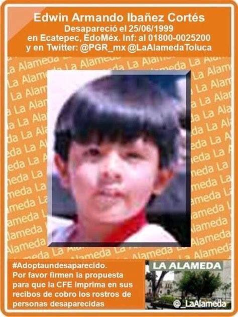 La Alameda EdoMex on Twitter TeBuscamos Edwin Armando Ibañez Cortés