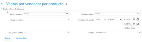 Informe Ventas Por Vendedor Por Producto Portal De Clientes Siigo