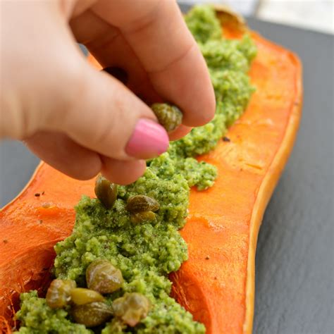 Roasted Butternut Squash With Broccoli Pesto Gluten Free Heaven