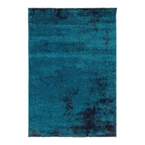 Tapis De Salon Moderne Couleur Bleu Paon Vintage Tapis Chic