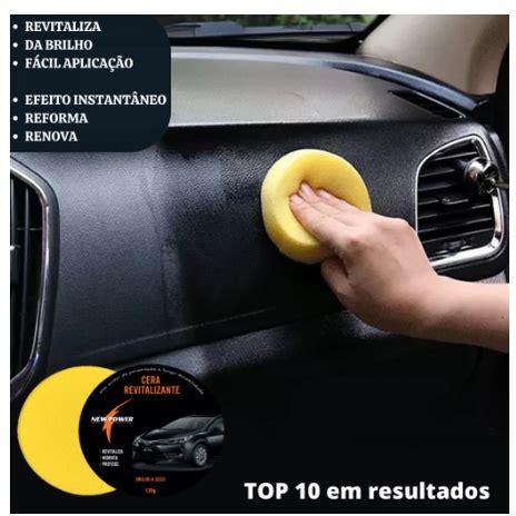 Cera Revitalizadora Para Carro E Moto Pl Stico Para Choque Banco De