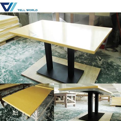 Corian White Gloss Dining Table From China Stonecontact