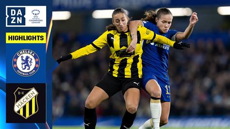 Highlights Chelsea Vs Bk H Cken Uefa Women S Champions League