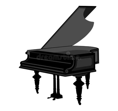 Grand Piano Silhouette Stock Vector Illustration Of Classical