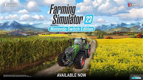 Farming Simulator 23 Nintendo Switch Available Now Youtube