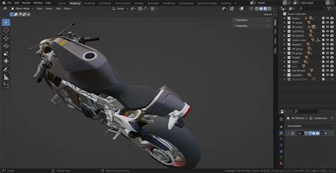 Naked Motorcycle D Model D Model CGTrader