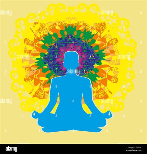 Human Energy Body Aura Chakra Energy Stock Vector Image Art Alamy