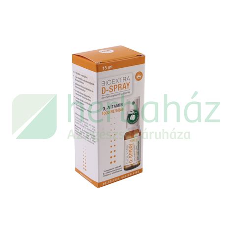 Bioextra D Spray Ne D Vitamint Tartalmaz Trend Kieg Sz T