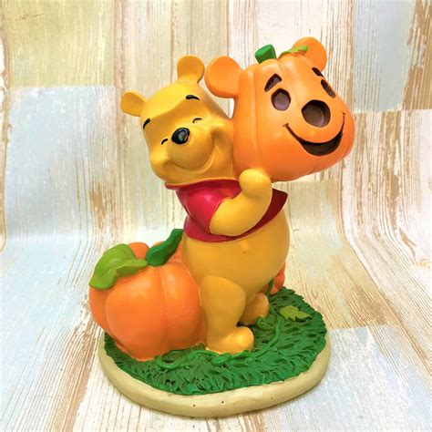 レア くまのプーさん Winnie The Pooh ハロウィン Halloween パンプキン ガーデニング ガーデンフィギュア