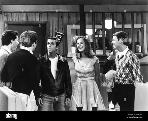 Happy Days Anson Williams Donny Most Henry Winkler Far Right Ron