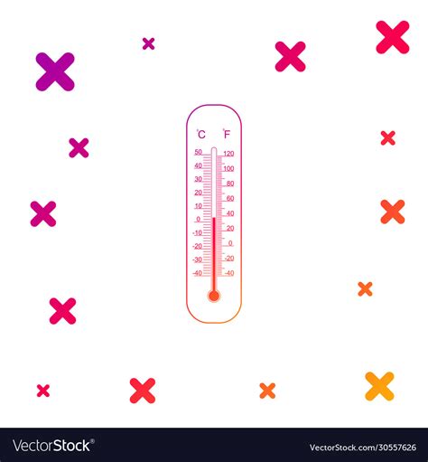 Color Celsius And Fahrenheit Meteorology Vector Image