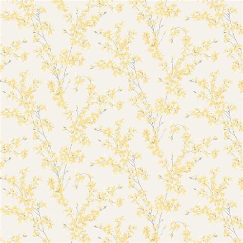 Forsythia By Laura Ashley Sunshine Wallpaper Wallpaper Direct