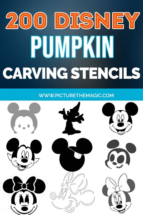 Printable Mickey Mouse Pumpkin Stencil Zobacz wybrane przez nas ...