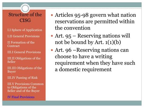 PPT General Overview Of The CISG PowerPoint Presentation Free