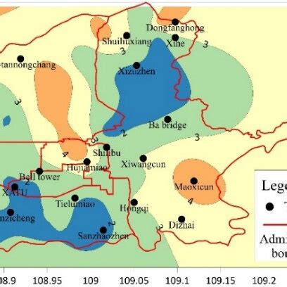 Phreatic water quality zoning map. | Download Scientific Diagram