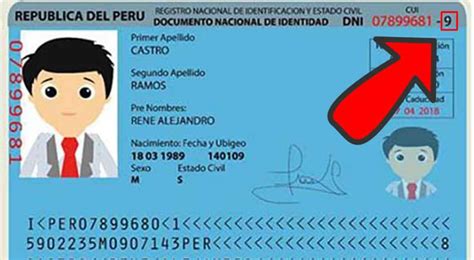 Dni ¿qué Significa El último Dígito Del Documento De Identidad