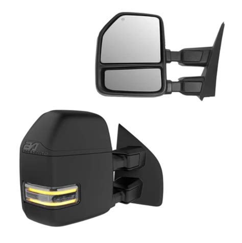 2015 17 F150 Boost Auto Tow Mirrors Textured Black Signal Only Ma Mwcustoms Inc