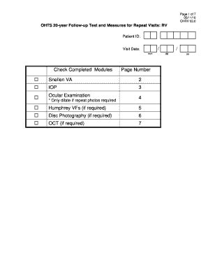 Fillable Online Ohts Wustl Fax Email Print Pdffiller