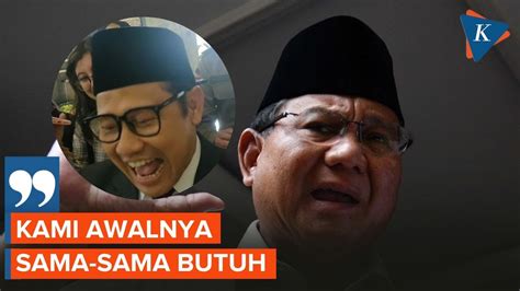 Cerita Cak Imin Tinggalkan Prabowo Tak Diajak Diskusi Nama Koalisi