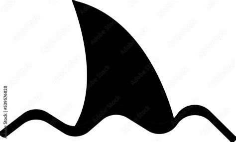 shark fin Stock Vector | Adobe Stock