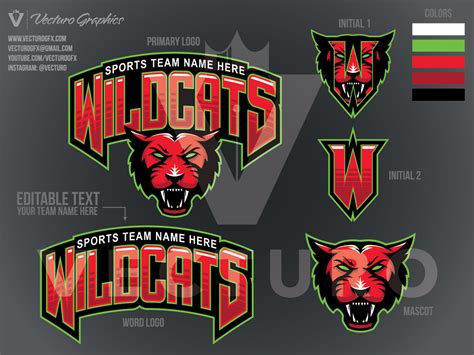 Wildcats Sports Logo Pack Vecturo Graphics