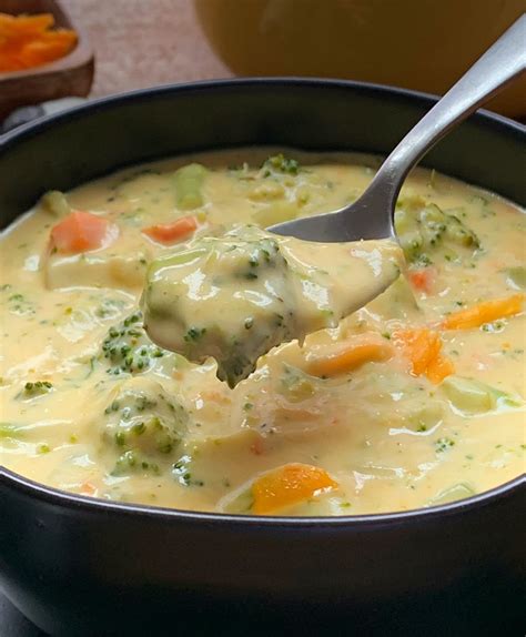 Broccoli Cheese Soup Panera Copycat In 30 Minutes A Gouda Life