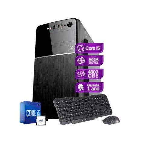 Pc Computador Cpu Intel Core I Gb Mem Ria Ram Ssd Gb Wi Fi Pc