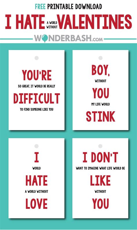 Funny Printable Valentines Printable Word Searches