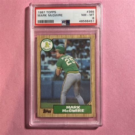 Topps Mark Mcgwire Rookie Card Psa Ebay