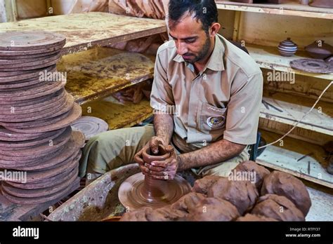 Sultanate Of Oman Ad Dakhiliyah Region Bahla Potter At The Factory