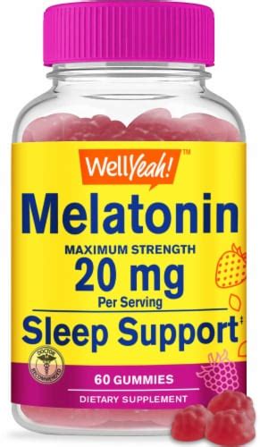 Wellyeah Melatonin Mg Gummies Berry Flavor Count Count Ralphs