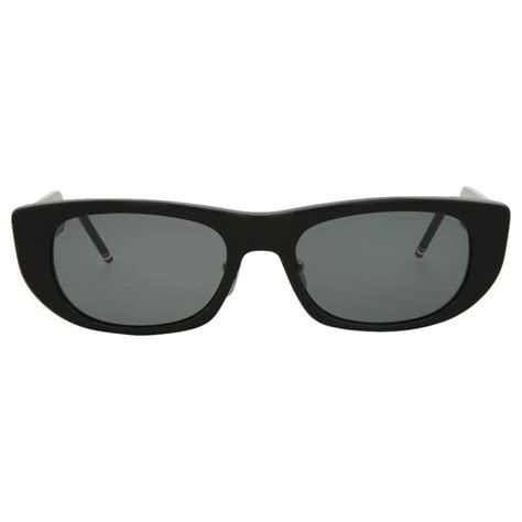 Thom Browne Square Frame Metal Acetate Sunglasses Black Ref 851651 Joli Closet