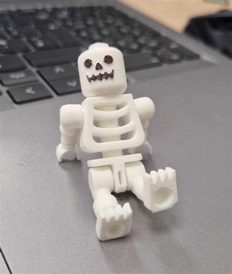 lego skeleton figure print  placefree  file  cults