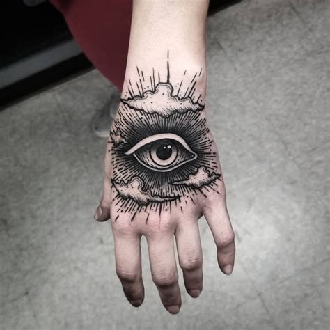 Eye Tattoo Hand In With Images Hand Tattoos For Guys Tattoos