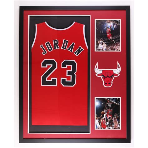 Michael Jordan Custom Framed Jersey Display | Pristine Auction