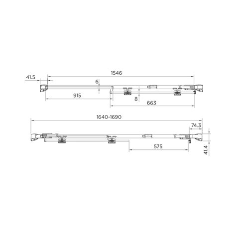 Aquadart Venturi 8 Sliding Shower Door 1700mm Aq8217s