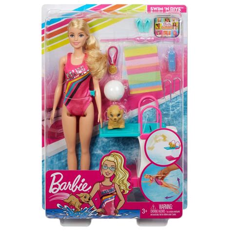 Barbie Dreamhouse Adventures Swim ‘n Dive Doll and Accessories