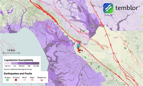 M4 Earthquake At Southern Tip Of The Great 1906 San Andreas Rupture