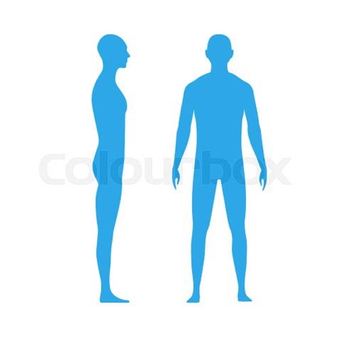 Human Body Silhouette Front And Back