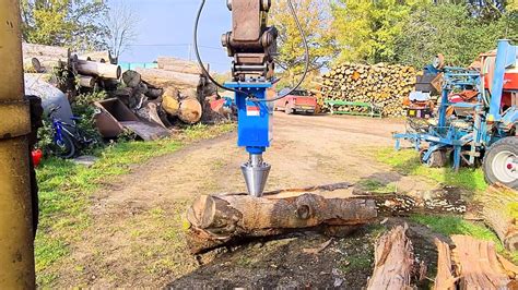 JCS 80 Hydraulic Cone Log Splitter YouTube