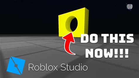 How To Make A Hole In A Part Roblox Studio Tutorial YouTube