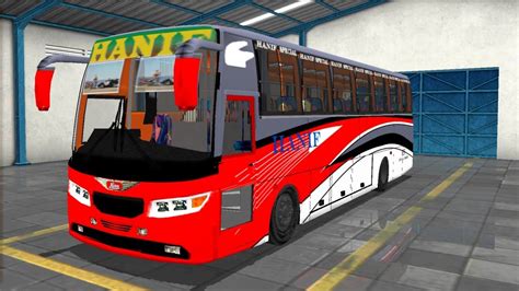 BUSSID || HINO 1J V4 Bus Mod || Hanif Bus Skin || Mods 98 Games. - YouTube